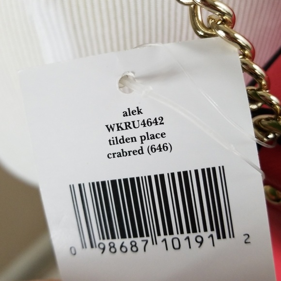 New kate spade Tilden Place crossbody red leather - Picture 7 of 7